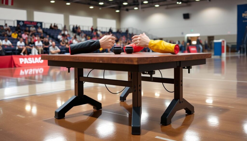 arm wrestling table