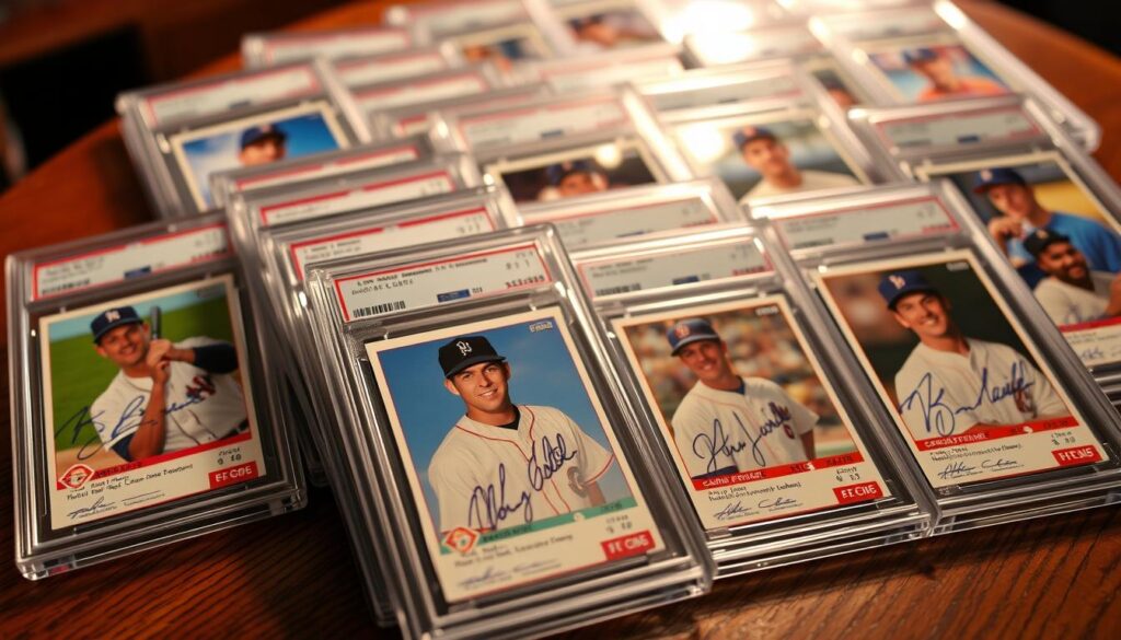 graded signed baseball cards