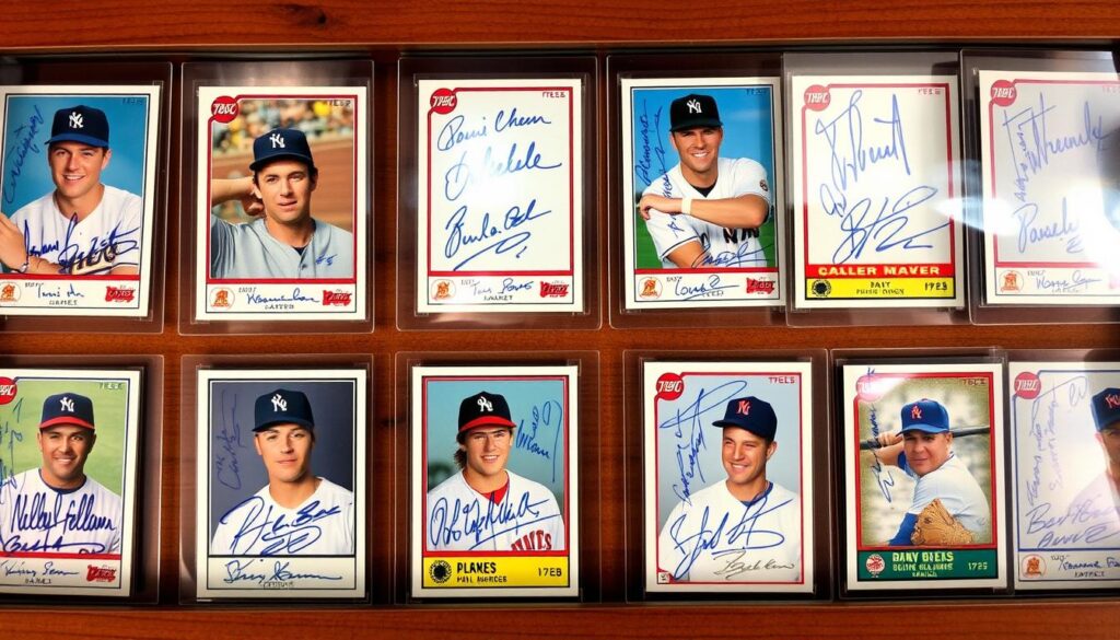 signed baseball cards