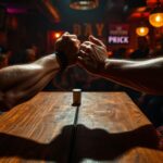 table arm wrestling