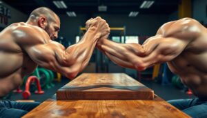 table arm wrestling