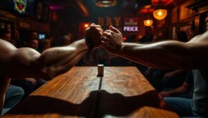 table arm wrestling